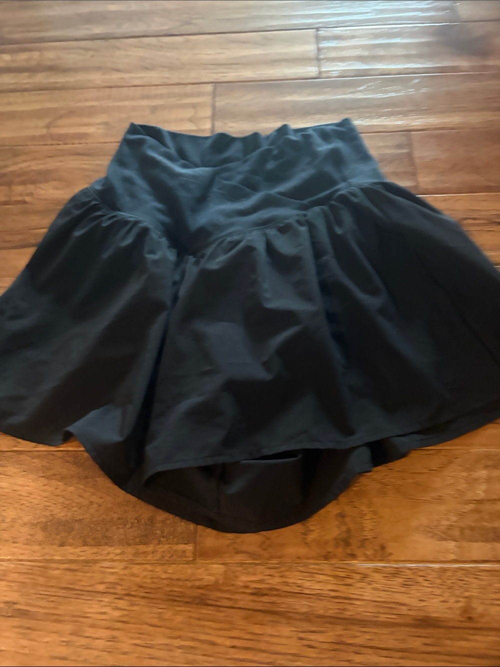 aerie Black Circle Skirt with Flared Silhouette